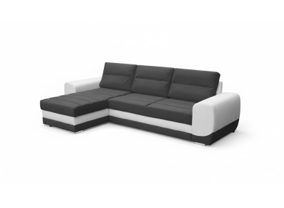 Sofá cama diseño sofá con función de cama + cajón de cama sofá esquinero sofá nuevo