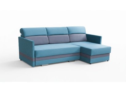 Sofá sofá cama Sofá de diseñador con función de cama + cajón de la cama Sofá esquinero Sofá NUEVO