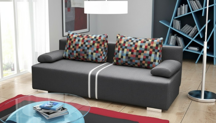 Sofá cama de 3 plazas con función de cama, canapé y sofá plegable - Sofá de diseñador