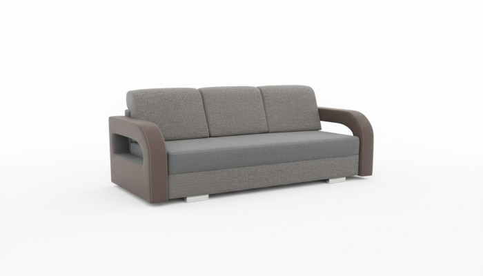 Sofá cama plegable de 3 plazas con función de cama y almacenamiento bajo el asiento Diseño de sofá.
