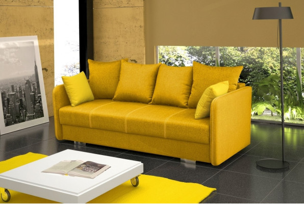 Sofá cama plegable de 3 plazas con función de cama y almacenamiento en cama. Sofá plegable.