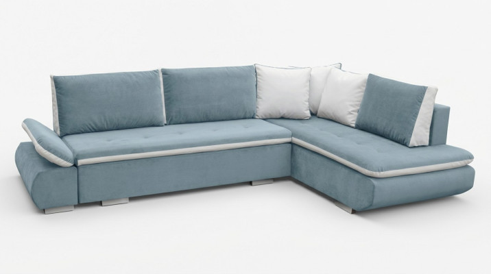 Sofá sofá cama Sofá de diseño con función de cama + compartimento de almacenamiento Sofá esquinero Sofá *NUEVO*