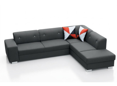 Sofá sofá cama Sofá de diseñador con función de cama + compartimento para cama Sofá de esquina Sofá NUEVO