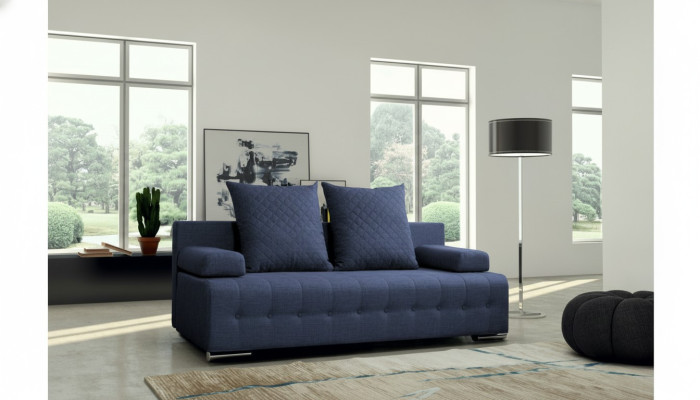 Sofá Chesterfield de cuero tejido de diseñador conjunto de asientos acolchados.