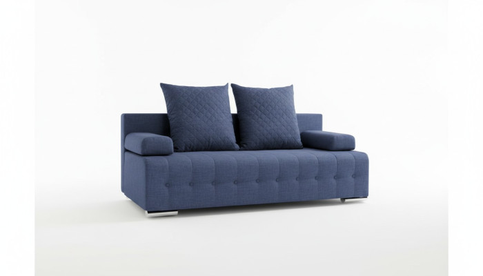 Sofá Chesterfield de cuero tejido de diseñador conjunto de asientos acolchados.