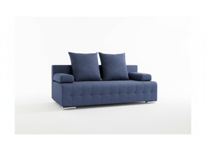 Sofá Chesterfield de cuero tejido de diseñador conjunto de asientos acolchados.