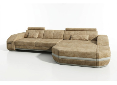 Sofá esquinero Sofá Couch Tapicería Diseño Paisaje de vida Diseño de esquina