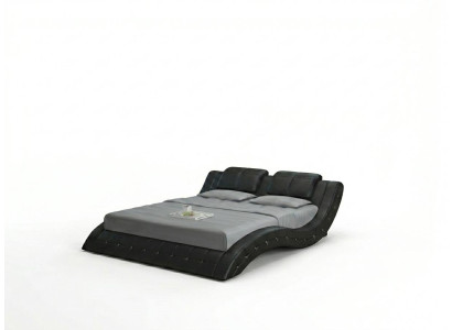 Lujo cama de cuero Diseño camas tapizadas matrimonial doble 140/160/180 LB8824B