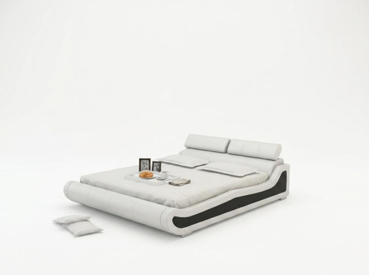 Lujo de cuero cama diseño camas acolchadas dobles modernas matrimonio 140/160/180 cm.