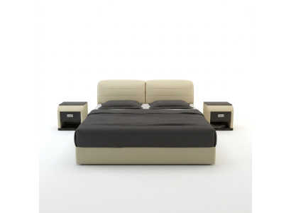 Diseño de cama de cuero para camas tapizadas de lujo modernas de matrimonio doble 140/160/180 LB8827.