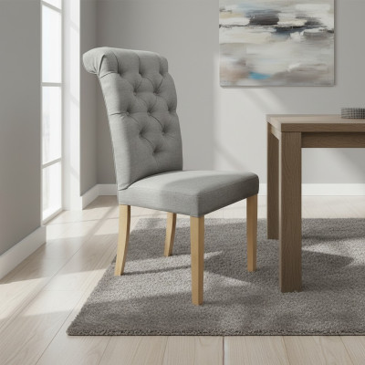 Silla de club de salón Chesterfield Sillón Comedor Respaldo relax Sillas Sillón