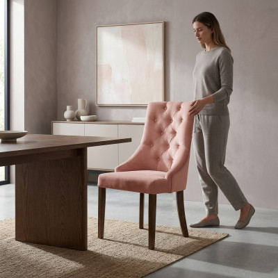Silla de diseñador Sillón Tapizado Sillas Comedor Gastro Nuevas