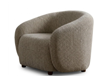 Wohnzimmer Sessel Moderner Stil Beige Holzgestell Weiches Kopfteil