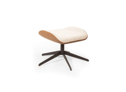 Stilvoll Beige Farbe Soft Hocker Kunstleder Perfekte Möbel in Wohnzimmer