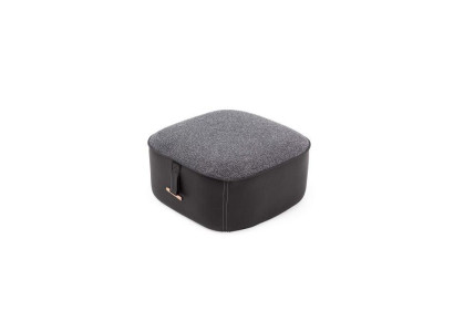 Stilvoll Grau Farbe Soft Hocker Kunstleder Perfekte Möbel in Wohnzimmer