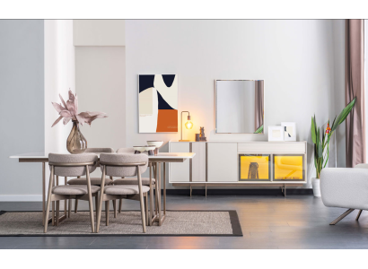 Stilvolle Graue Esszimmer Stühle Luxus Möbel Designer Textil Lehnstühle