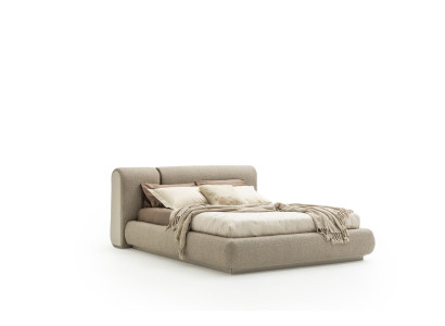 Schlafzimmer Bett 180x200 Beige Modernes Möbel Lagerung Doppelbett Polsterbett