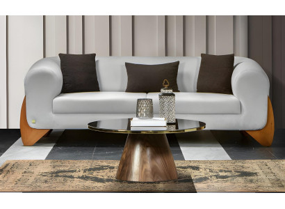 Sofa 3 Sitzer Polstersofa Designersofa Dreisitzer Couch Weiß Hochwertig