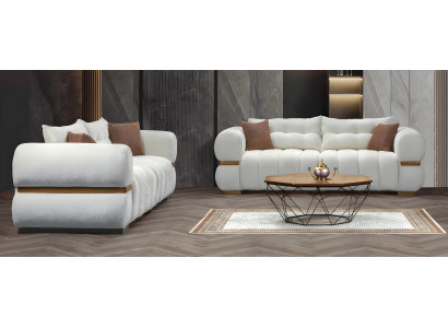 Sofagarnitur Italienischer Stil Sitzgarnitur Wohnlandschaft Sofa Couch 4+4