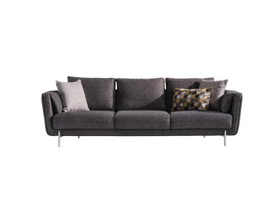 Sofa Modern Couch Stoff Polster Sofas Couchen Wohnzimmer Design 4 Sitzer