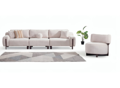 Wohnzimmer Set (Sofagarnitur 3+1) – Schick und bequem für jedes Zuhause