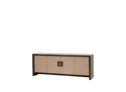 Stilvolle Holz-Konsole für Esszimmer braune Konsole Esszimmermöbel
