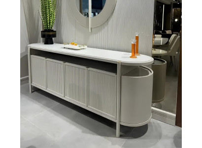 Weißer Sideboard Designer Wohnzimmer Kommode Edle Anrichte Möbel