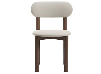 Stilvoller weißer Stuhl Holzstuhl Stühle für Esszimmer und Küche Wohnmöbel