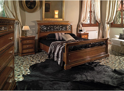 Dormitorio Set cama con 2 mesitas de noche Diseño de camas Muebles Decoración 3 piezas.