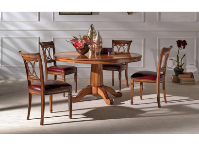 Grupo de comedor Mesa de comedor Mesa Mesas 4 sillas de respaldo Conjunto Silla Redonda Grupo de 5 piezas Juego