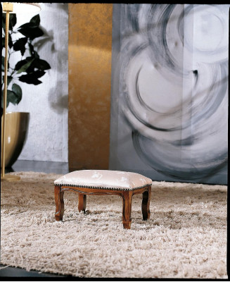 Chaise otomana asiento tapizado puff banco de diseño taburete taburete reposapiés